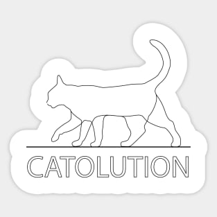 Catolution Sticker